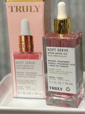 NIB TRULY Soft Serve After Shave Oil Full Size